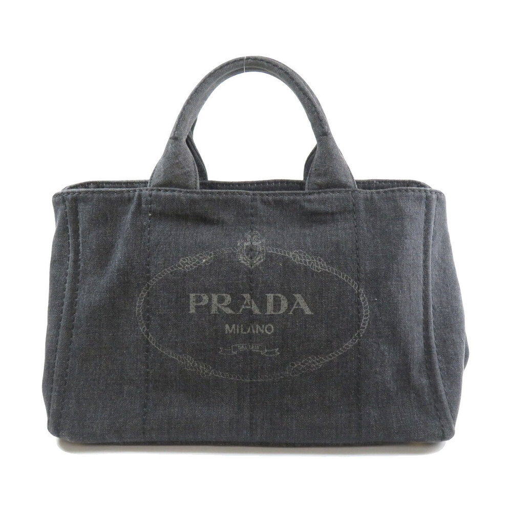 Prada Canapa Tote Bag Denim - Picture 11 of 11